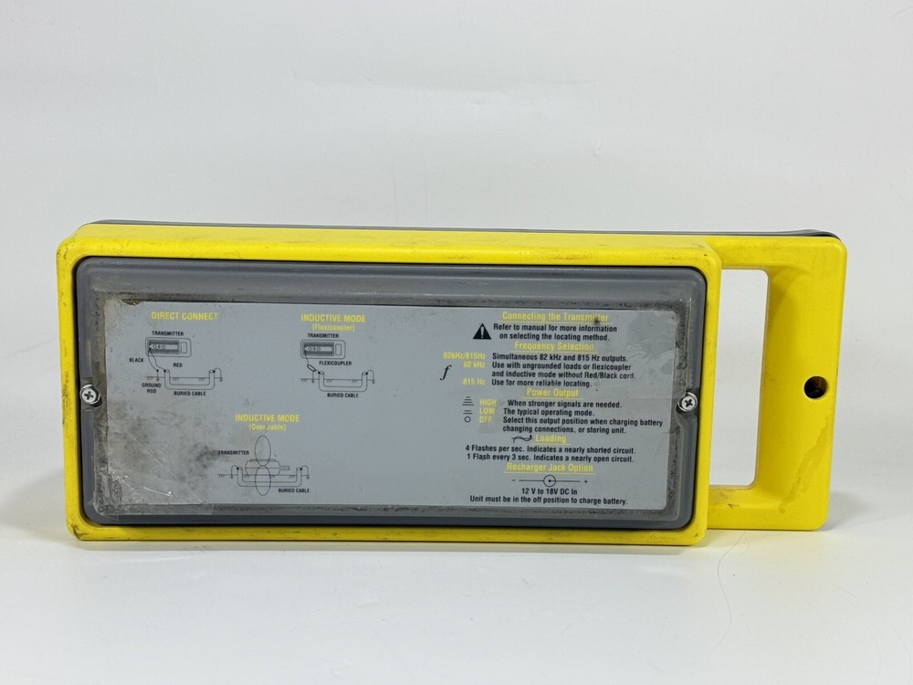 Rycom 8878 Wire Line Utility Cable Pipe Transmitter Only ~ WORKING/BAD BATTERY