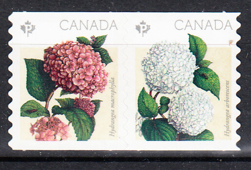 W CANADA 2898-2899a FLOWERS HYDRANGEUS