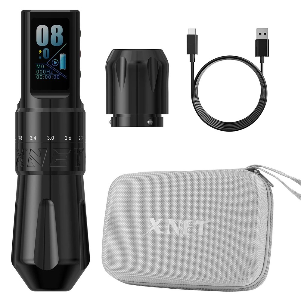 XNET Talos Wireless Tattoo Machine Pen 2.0-4.2m Adjustable Stroke Coreless Motor