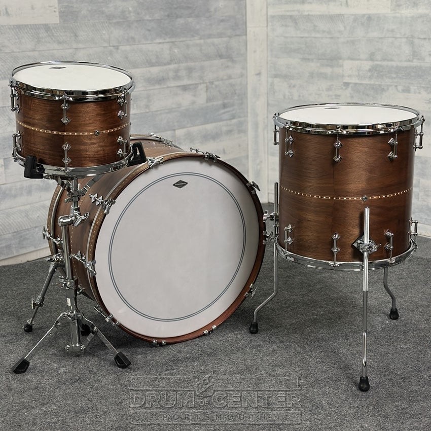 Craviotto Custom Shop Walnut 3pc Drum Set #1133