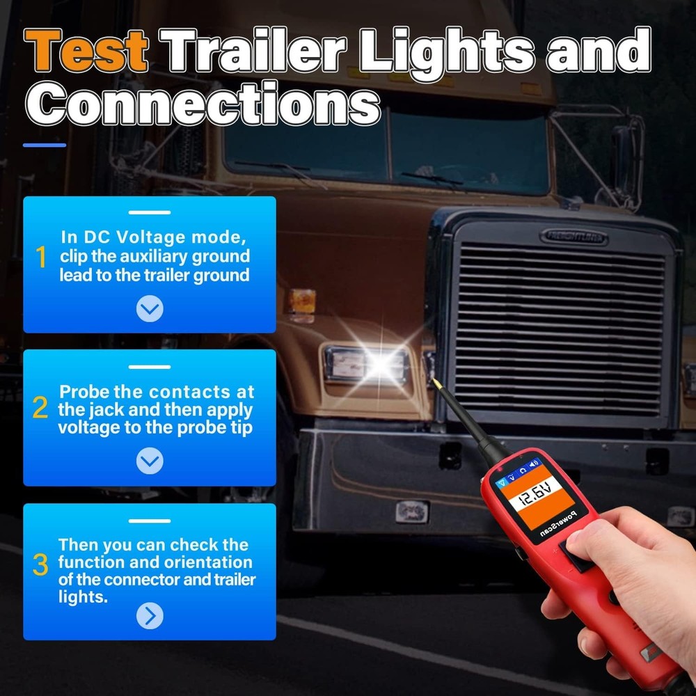 Autel PS100 PowerScan Electrical System Diagnostics Support ground testing etc