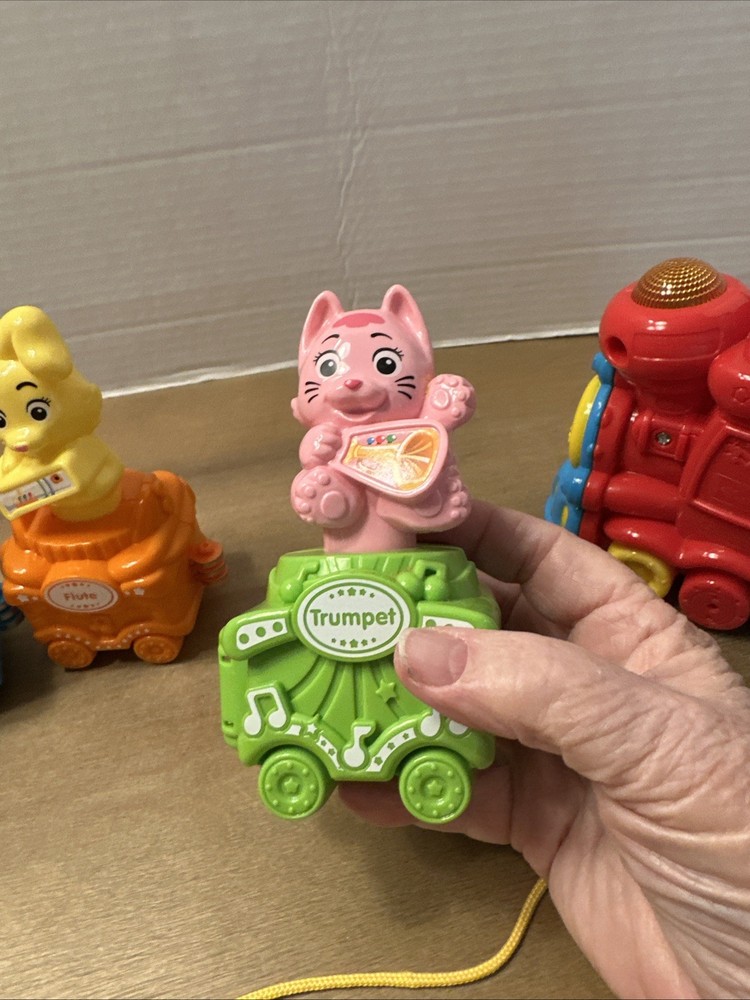 VTech Connect & Sing Animal Train Musical Instruments Toddler Pull Toy TESTED