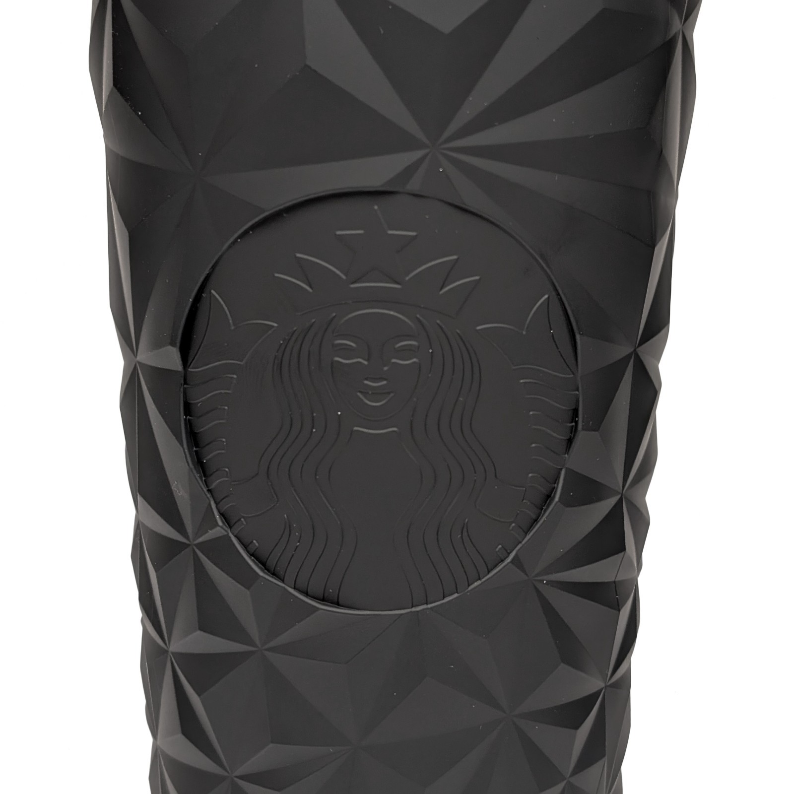 Starbucks Tumbler Glow-In-The-Dark Butterfly Topper Black Beveled Cup 2025, 24oz