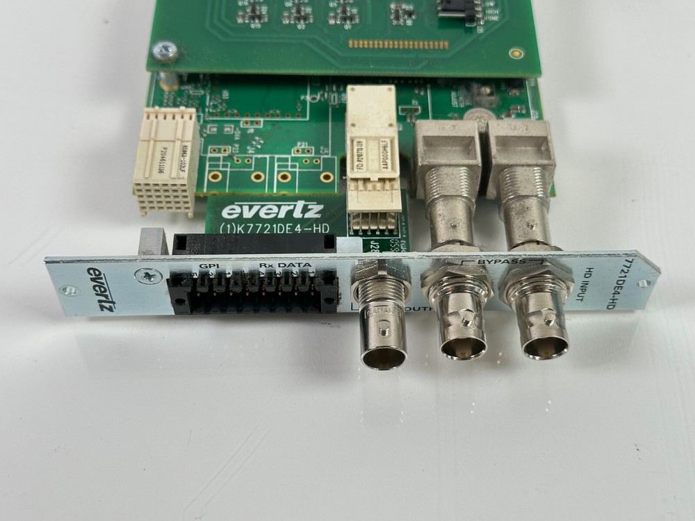 Evertz 7721DE4-HD +GPI HD/SD-SDI Quad Data Embedder +3RU