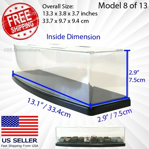 ✅ Diecast Car Display Case for Action Models 1/24 Scale Clear Plastic Stackable