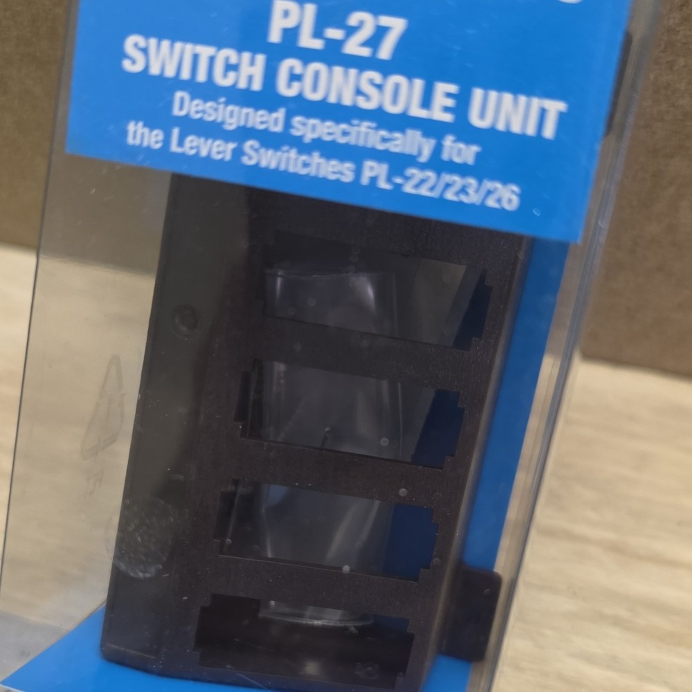PECO PL-27 Switch Console Unit Black Plastic Model Railroad Accessory