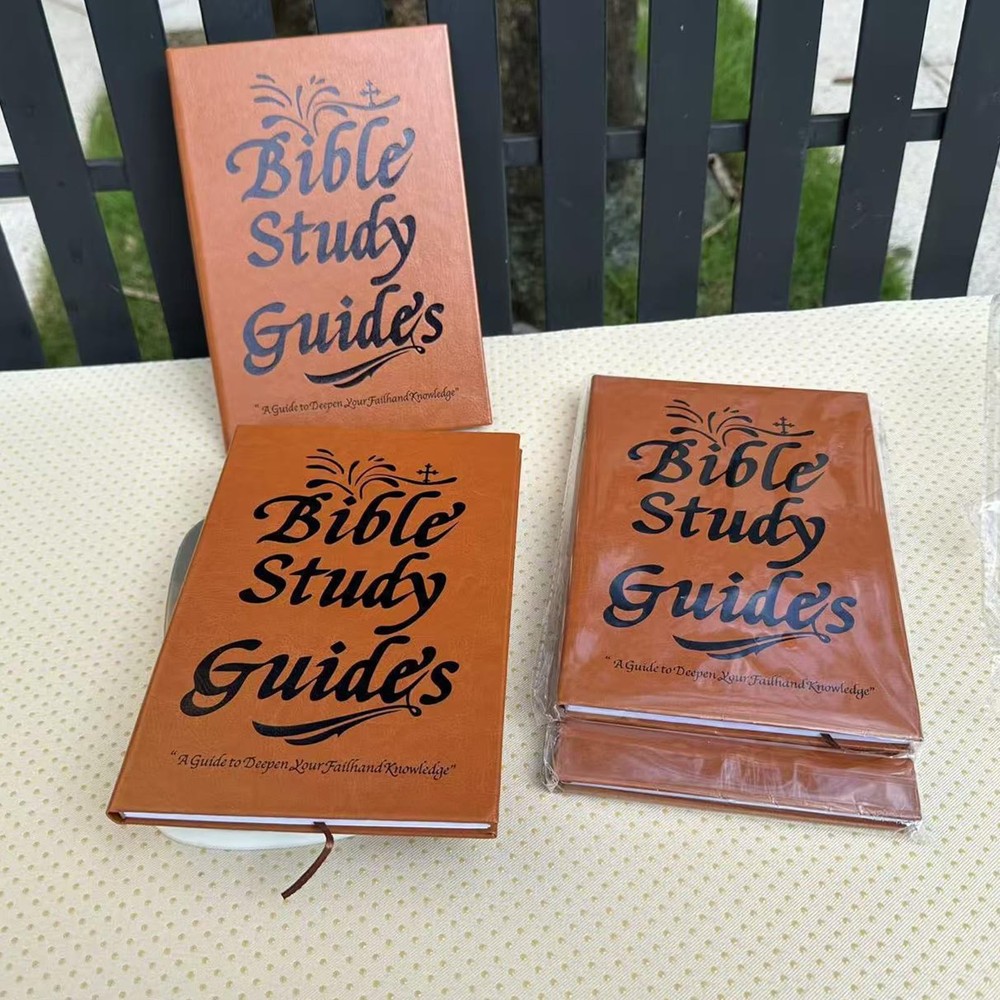 Bible Study Guide 66-Page Bible Study Guide Daily Devotional Journal Prayer S...