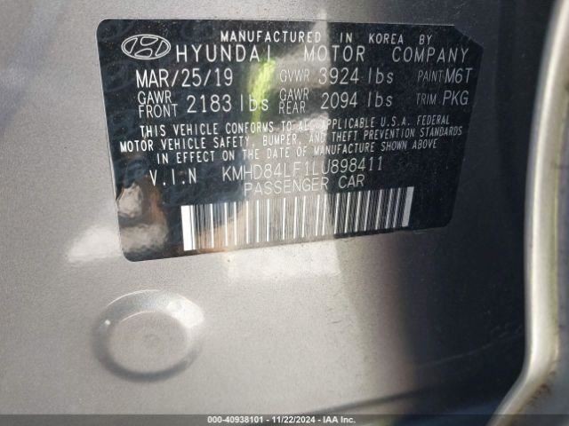 ELANTRA 2020 Glove Box 4511666