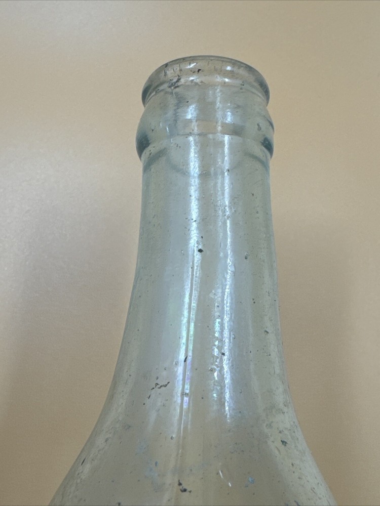 3 Antique Bottles, Blown Glass, Base Embossed Star