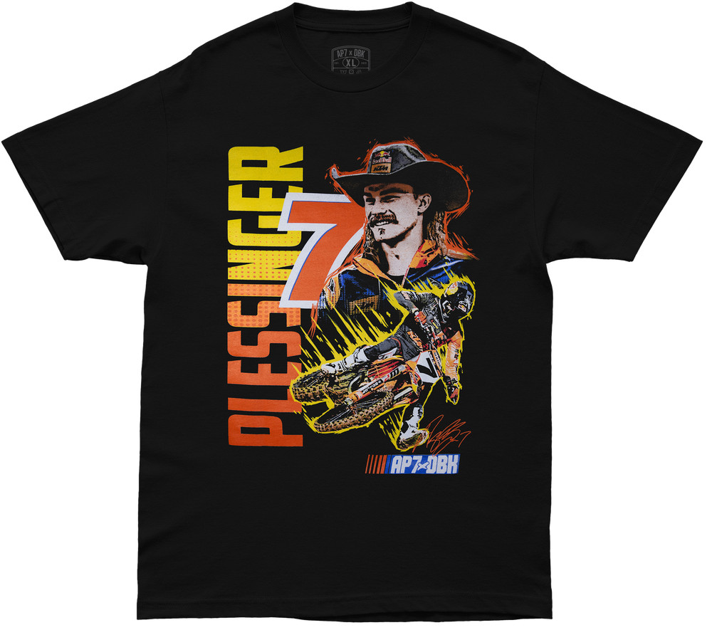 Speedway Tee Black Lg