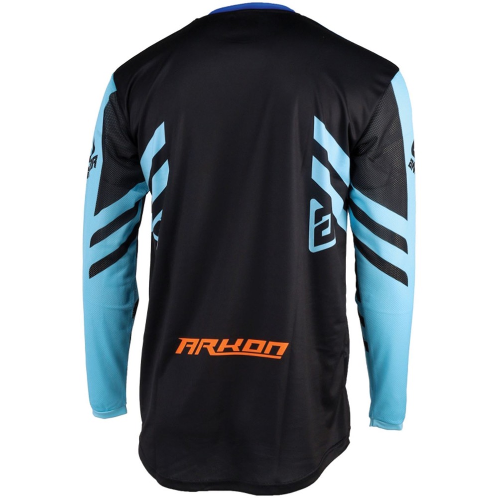 Answer 442475 Blue/Black/Hyper Orange Large 25 Arkon Nitrus Jersey