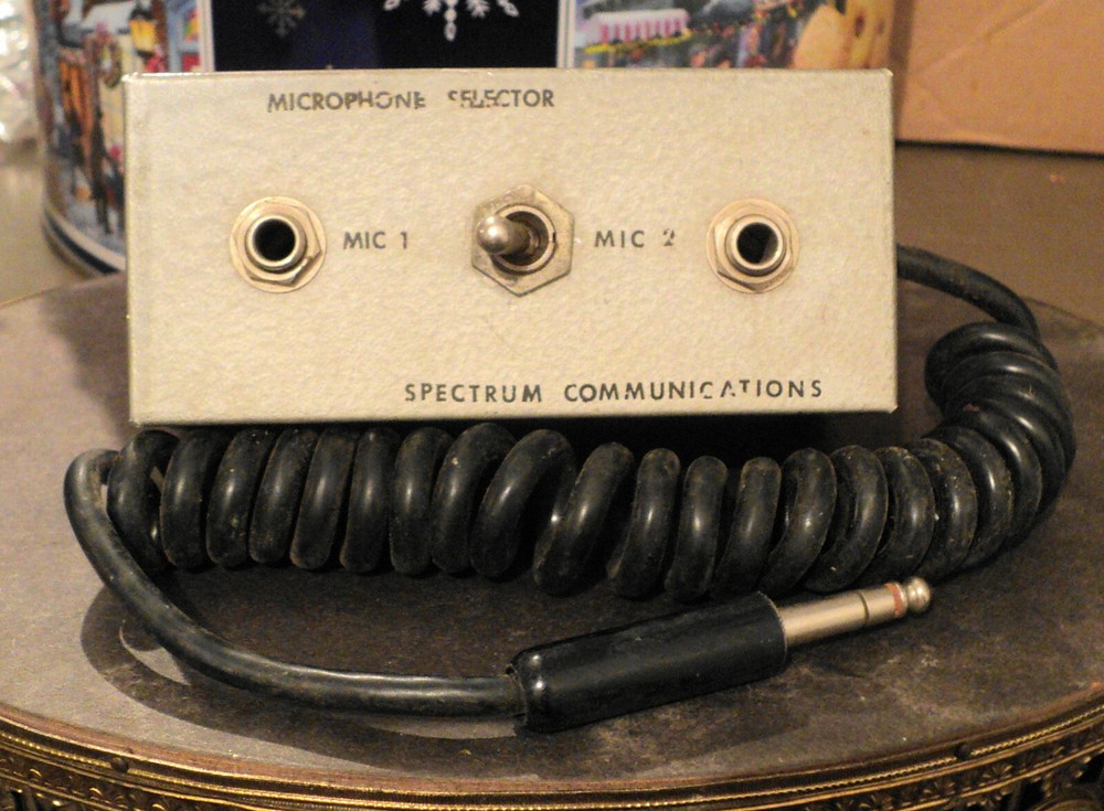 Vintage Spectrum Microphone Selector