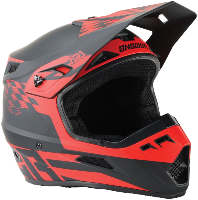 Answer 442904 AR1 Sweep Helmet Black/Red Medium