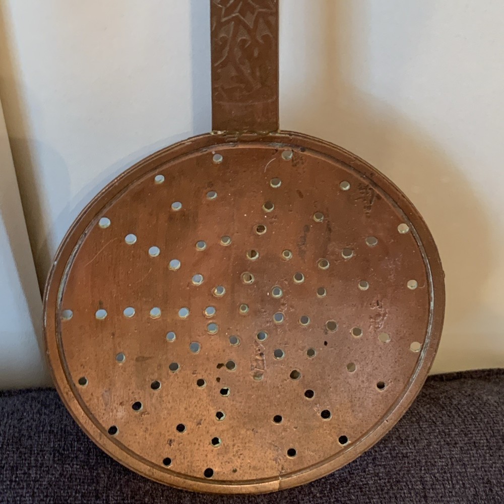 Antique large copper Ladle