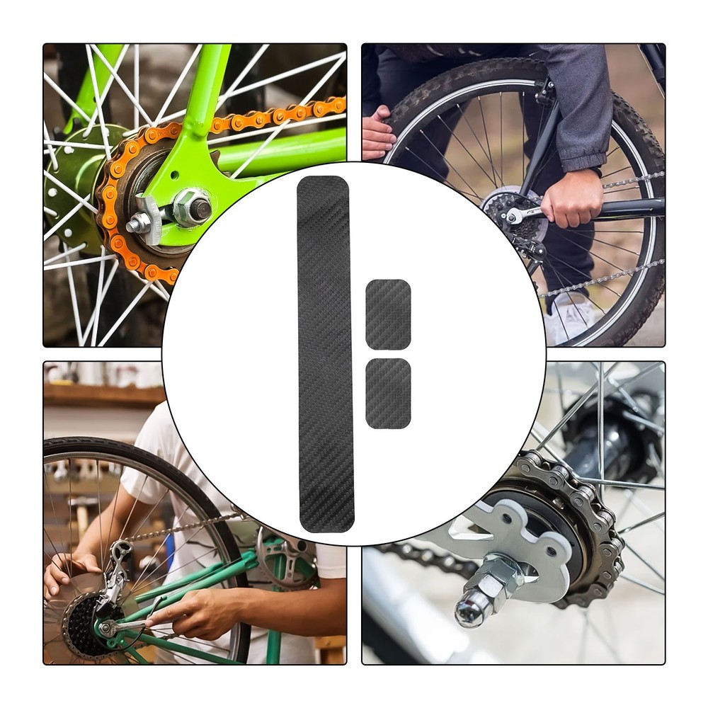 Carbon Grain For Chainstay Frame Protector Waterproof & Wear Resistant