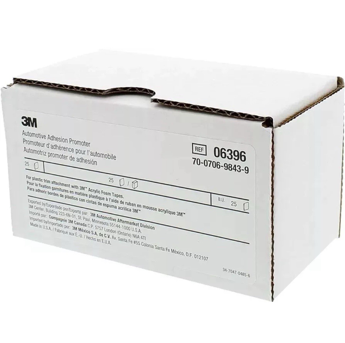 3M 06396 Adhesion Promoter, Attachment Tape 6396 Sponge Applicators 25/box 💥