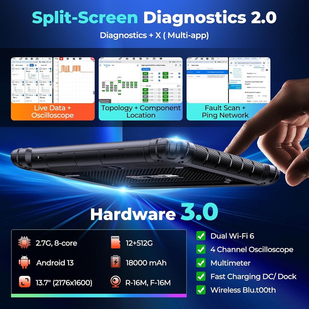 Autel MaxiSYS Ultra S2 Diagnostic Scanner VCMI2 Programming Coding, 48+ Service