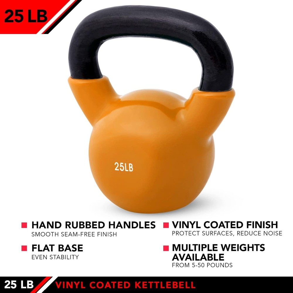 Kettlebell Weights Vinyl Coated Iron