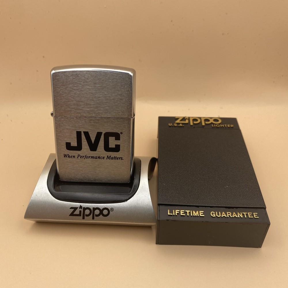 Rare 1998 ZIPPO “JVC” Lighter - Nice