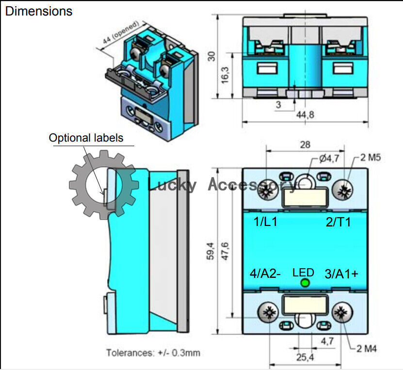 CELDUC solid state relay SO942460 input 3-32VDC OUTPUT 12-280VAC