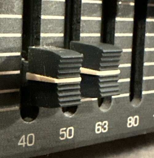 Peavey EQ-31 Graphic Equalizer *Slide Switch Knob Replacement Part * 2-pcs