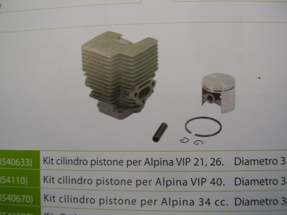 COMPLETE CYLINDER FOR ALPINA VIP40 DIAMETER 38MM