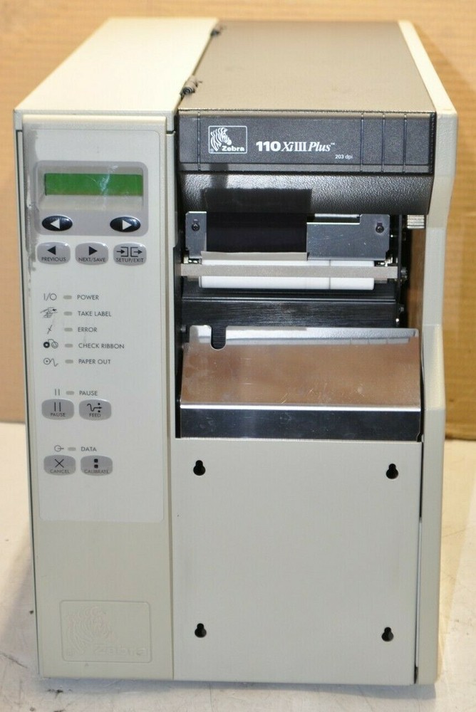Zebra 110XiIIIPlus Barcode Label Printer 112-701-00000