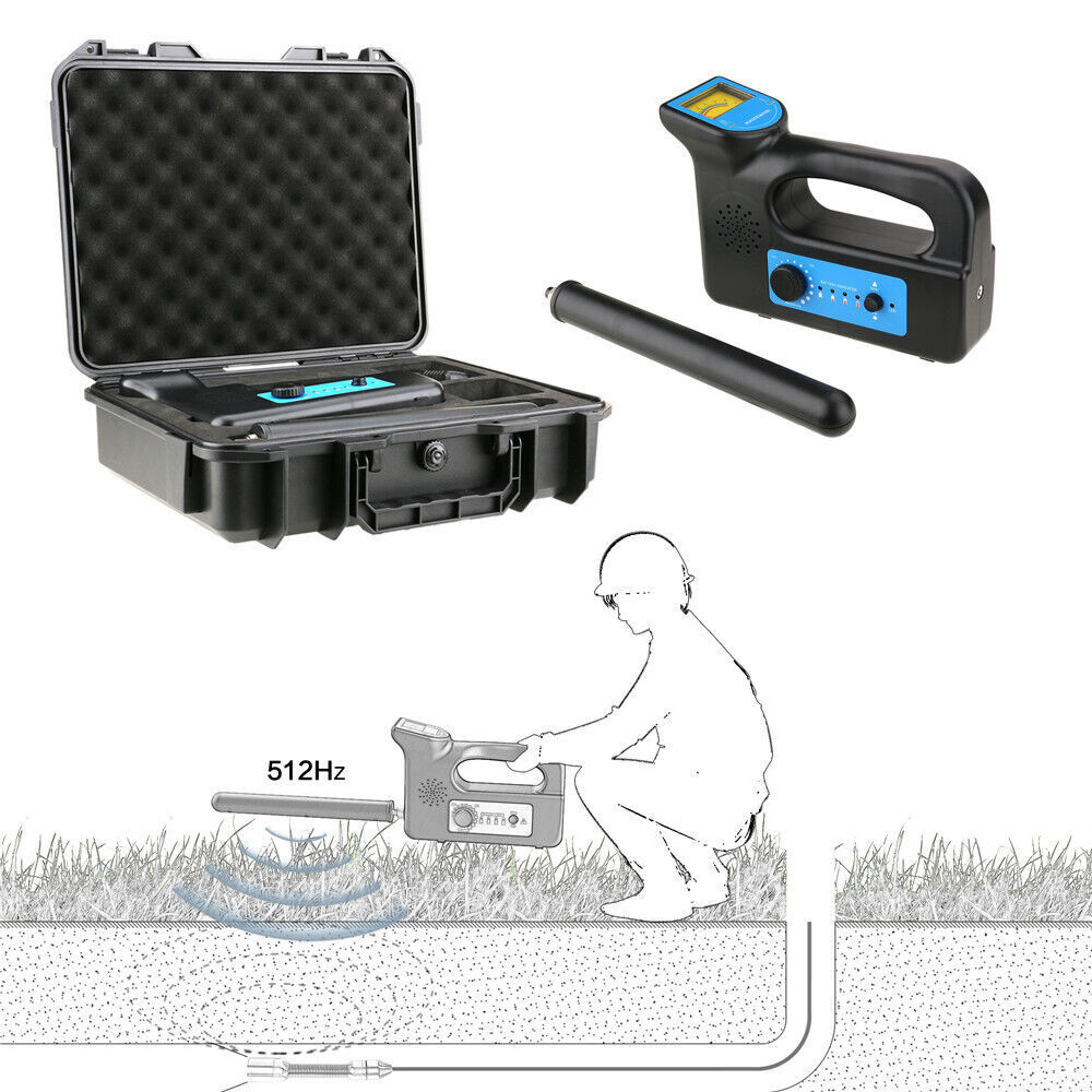 512Hz Underground Pipe Locator Detecting,Wireless, Fast, Accurate Cable Location