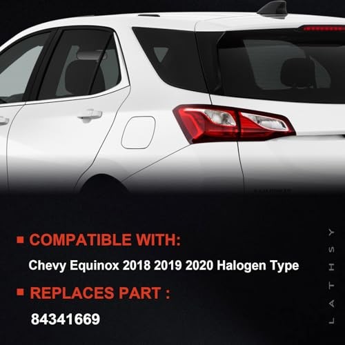 Tail Light Assembly Inner Compatible with Chevy Equinox 2018 Left Driver Side
