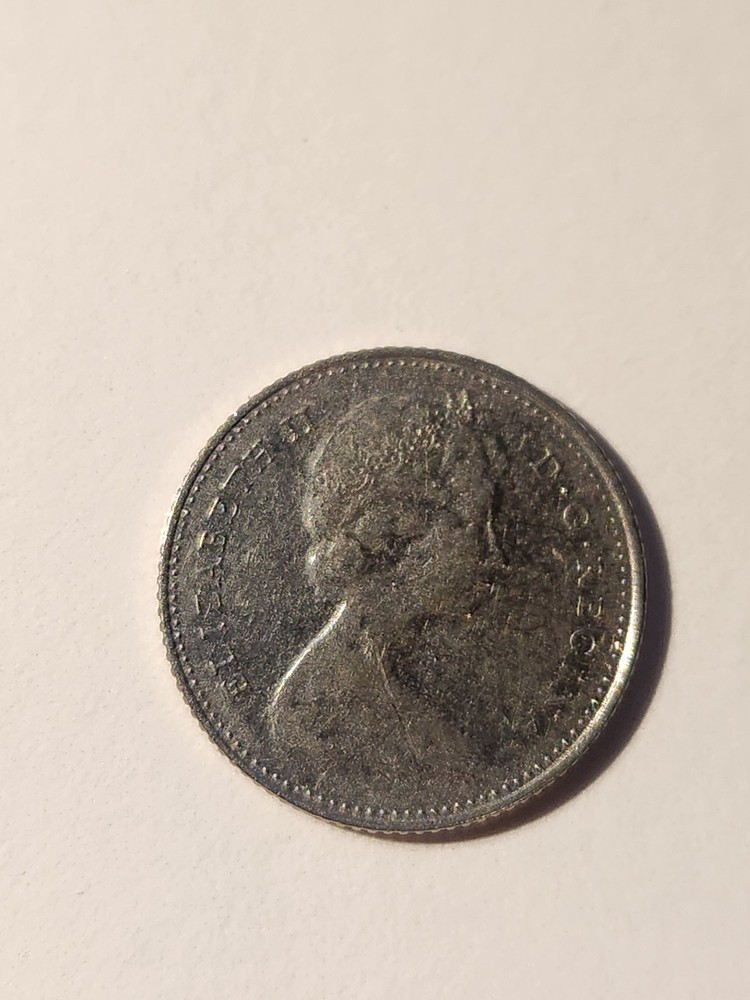 Old Coin 1968 Canada Dime
