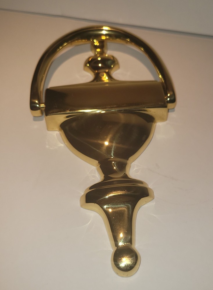Vintage Baldwin Brass Solid Brass Door Knocker Colonial Style Nice!