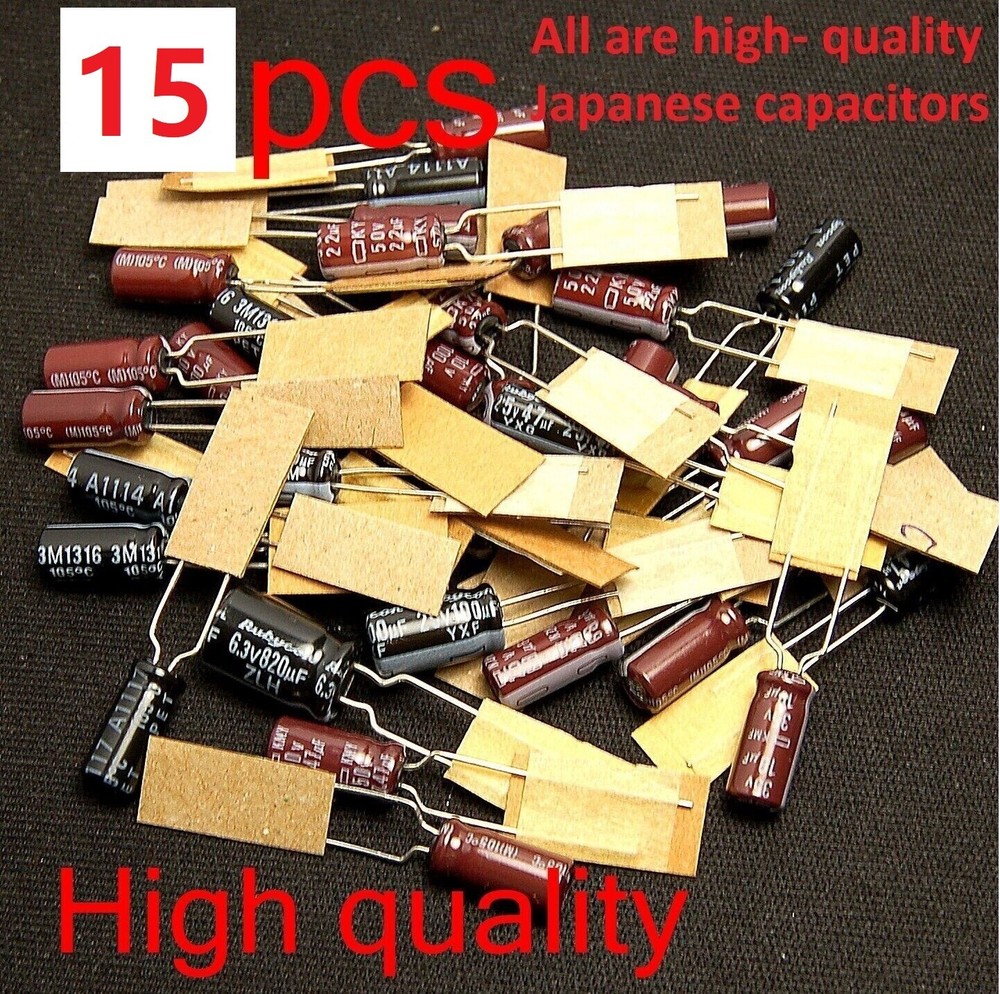 Yaesu FRG-7 shortwave receiver / Capacitor Replacement Kit / 15pcs high quality