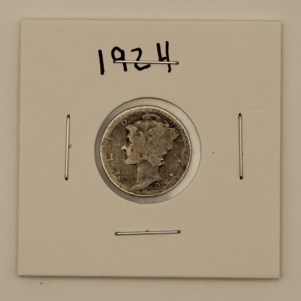 1924 Mercury Dime