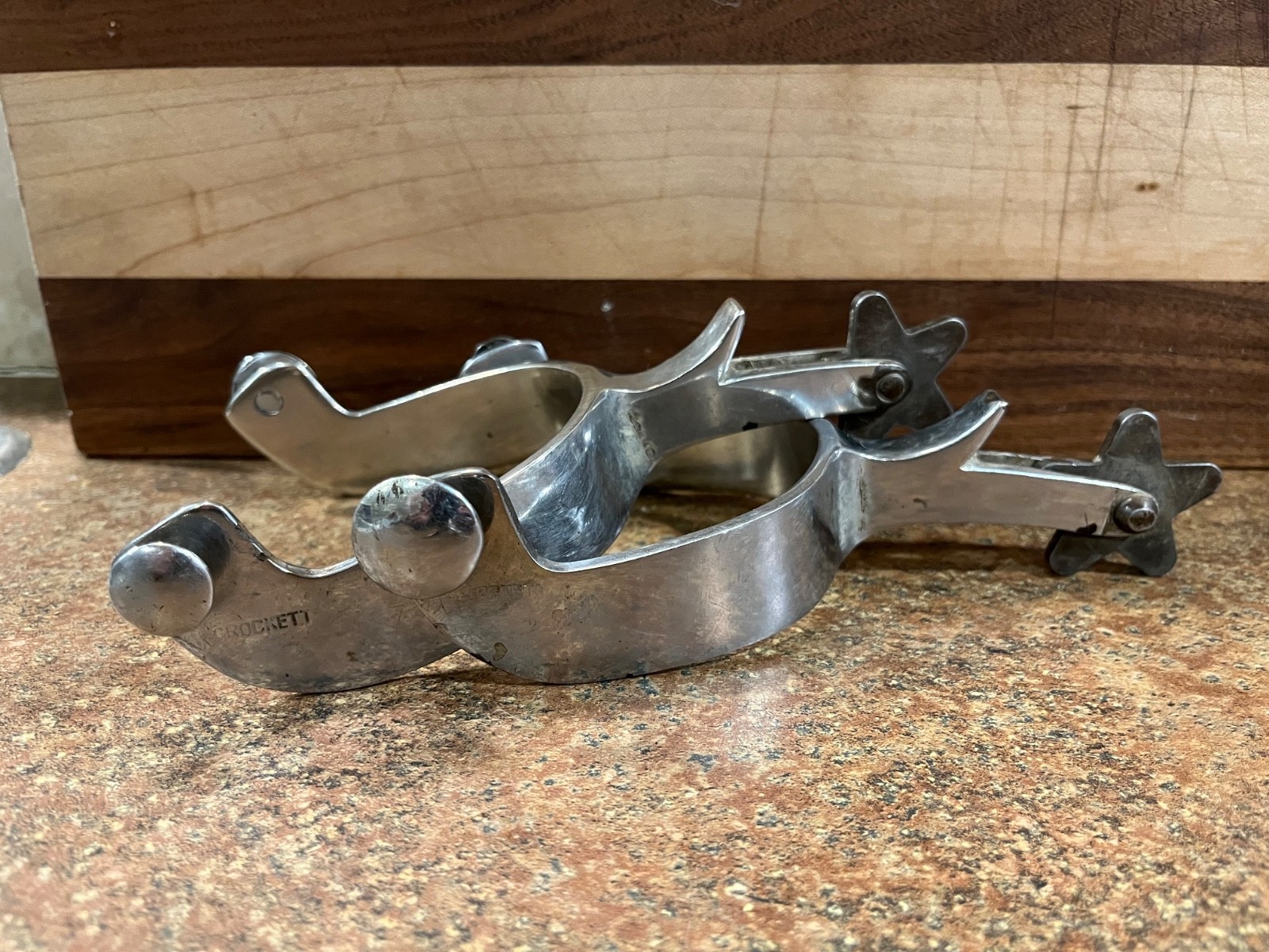 Vintage Crockett Spurs pair