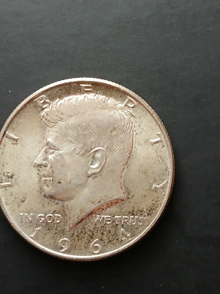1964 Kennedy Half Dollar in MS Condition with Error on WE TRUST