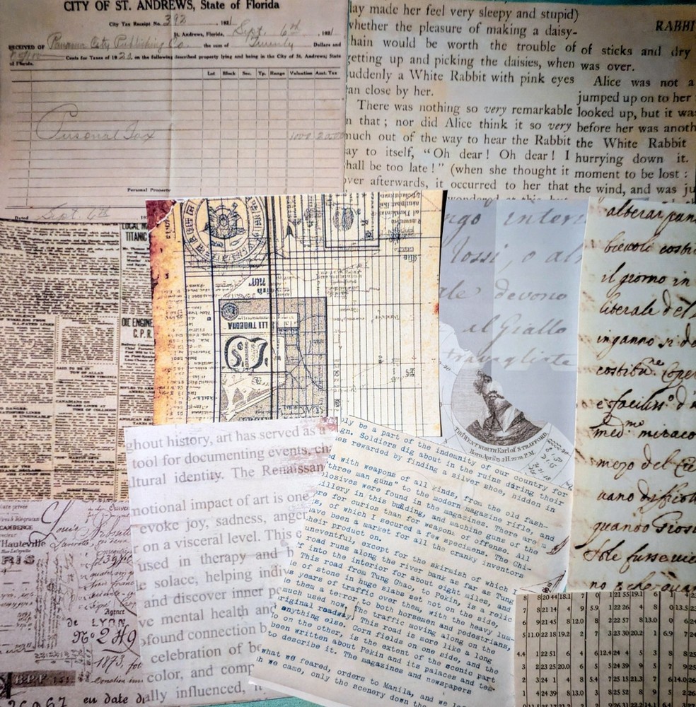 Junk Journal Starter kit - 100+ Pieces