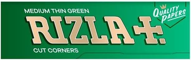 Green Cigarette Rolling Papers 100 Booklets