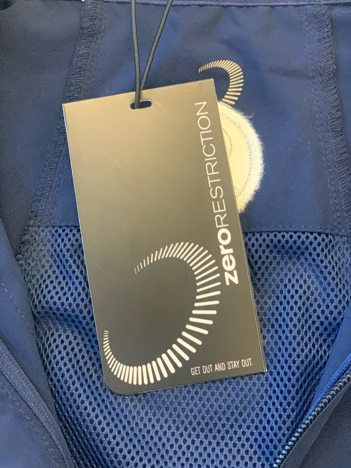 Zero Restriction Z700 Navy Blue Full Zip Golf Vest Size Small/S NEW