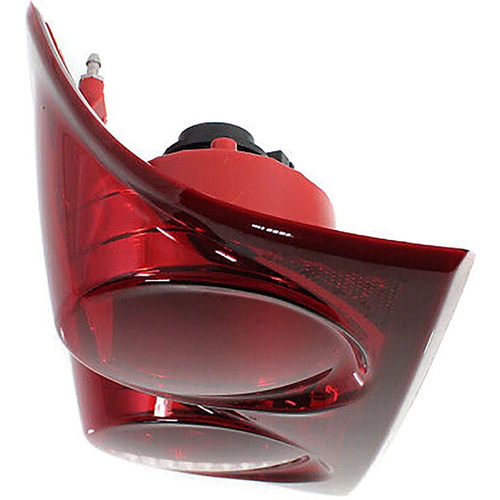 Tail Light Assembly Driver Side Clear Red Lens Bulb 55077605AD