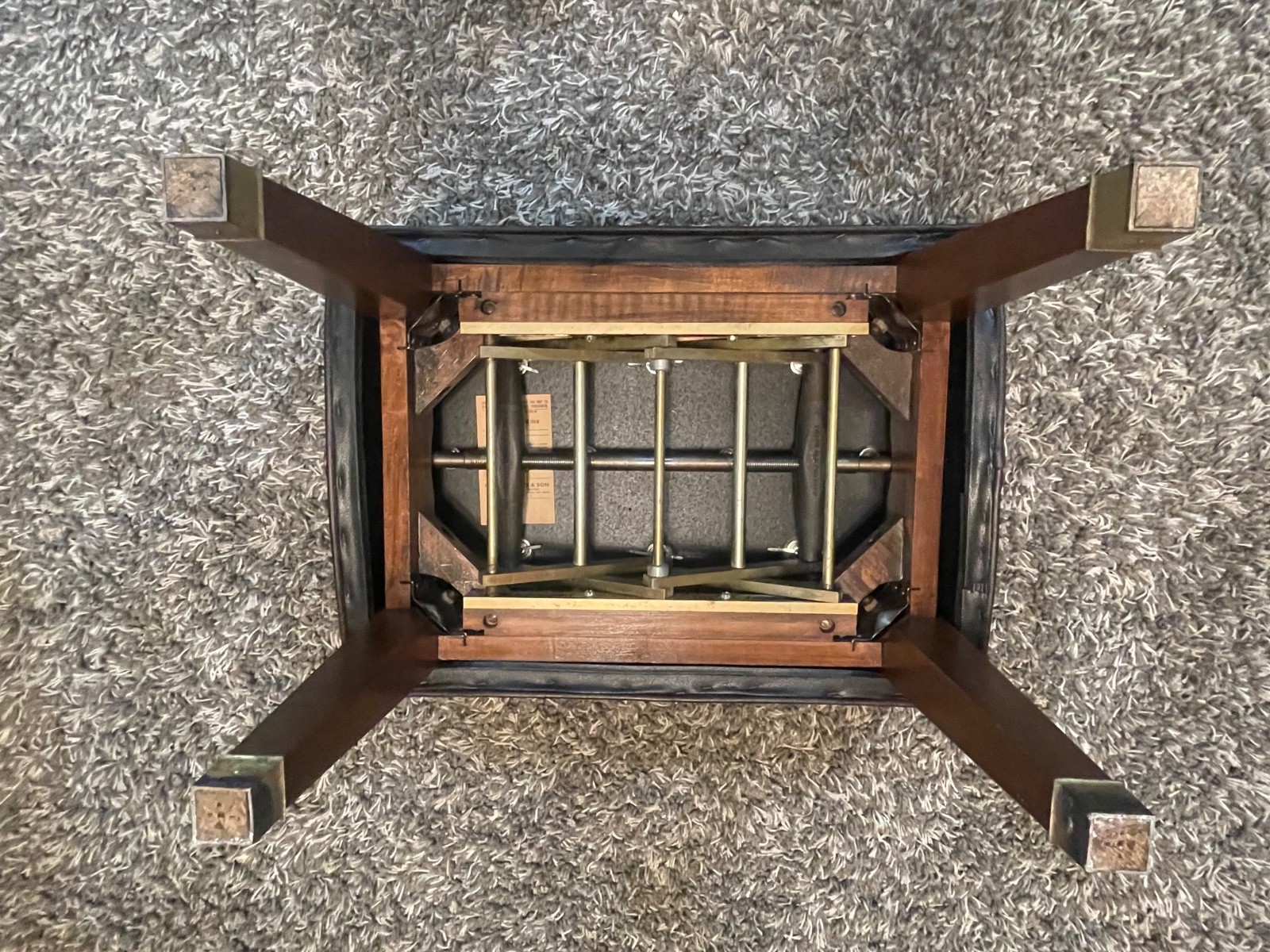 Vintage Paul L. Jansen Flagship Adjustable Artist Piano Bench – Excellent Cond