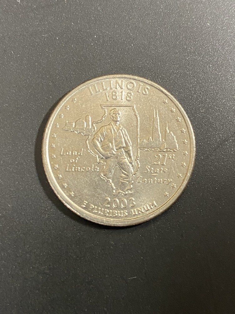🔥2003 P Illinois Quarter With DDO Errors🔥