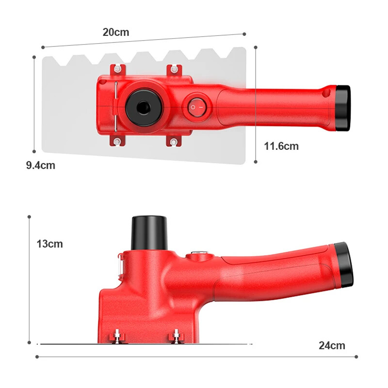 High-frequency Vibrating Leveling Ceramic Tile Plastering Dual-use Trowel Tool
