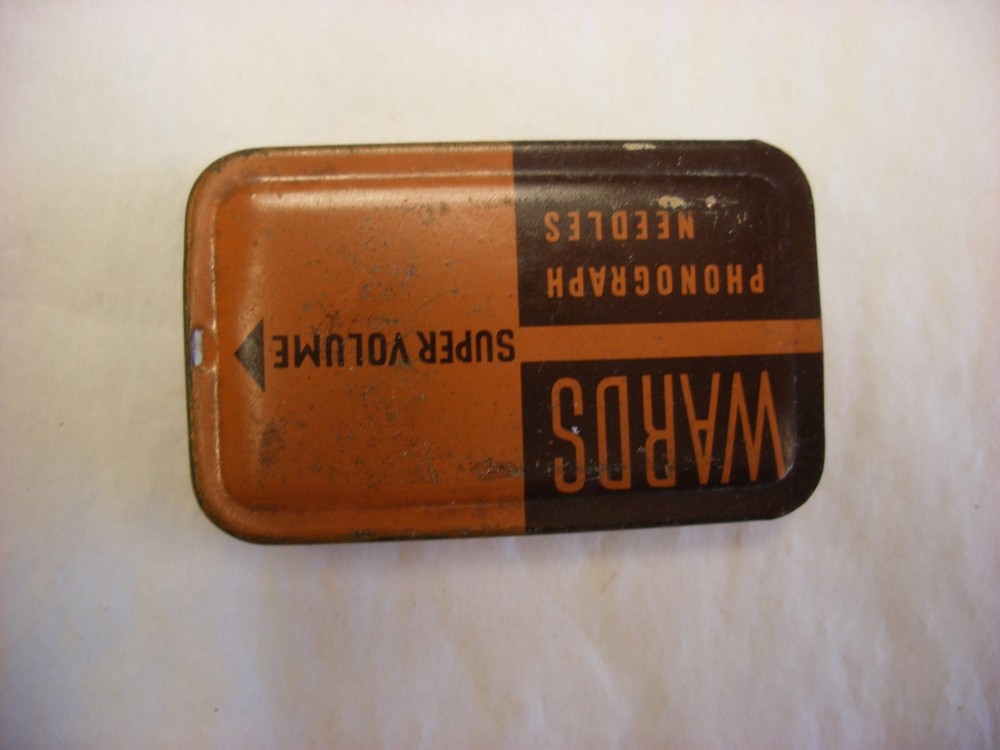 Phonograph Victrola Gramophone - Needle Tin - Wards - Super Volume #1