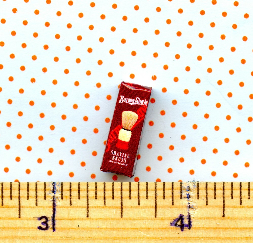 Dollhouse Miniatures Shaving Brush Box