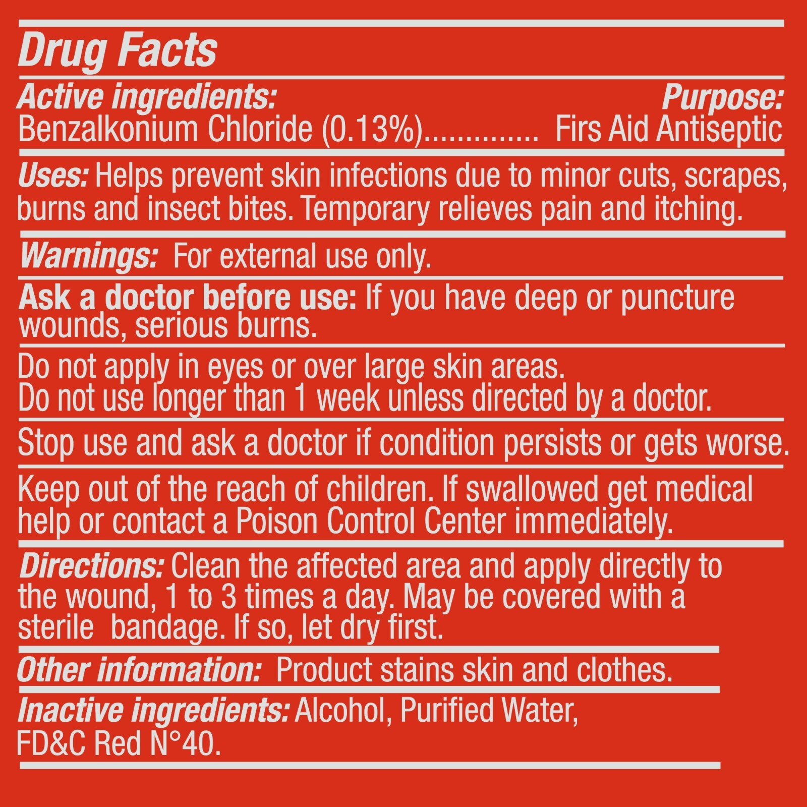 Arymar Mercuro Chrome 1 FL OZ - Mercury-Free Antiseptic for Minor Wounds, 3-Pack