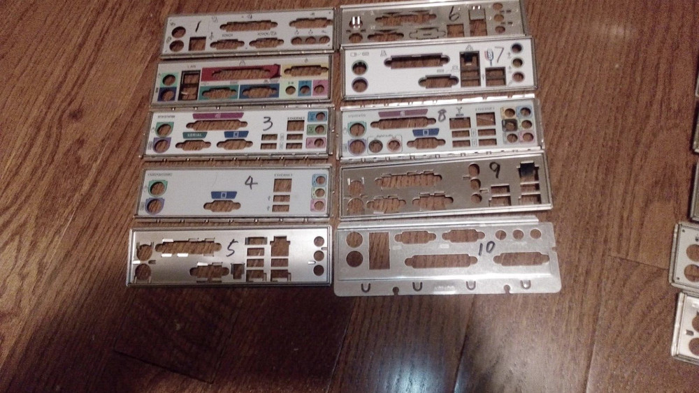 Desktop I/O shields there are total 20 shield you can select!