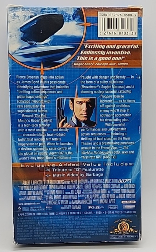 The World Is Not Enough (VHS, 1999)