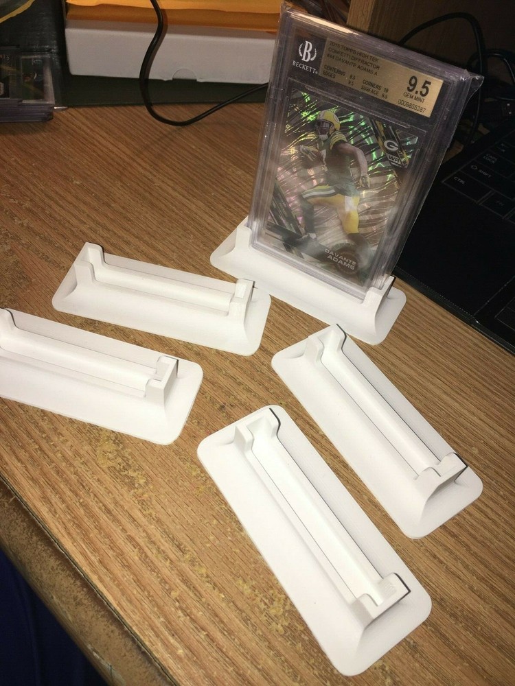 BGS BECKETT REGULAR THICKNESS Display Graded Card Stand Showcase WHITE