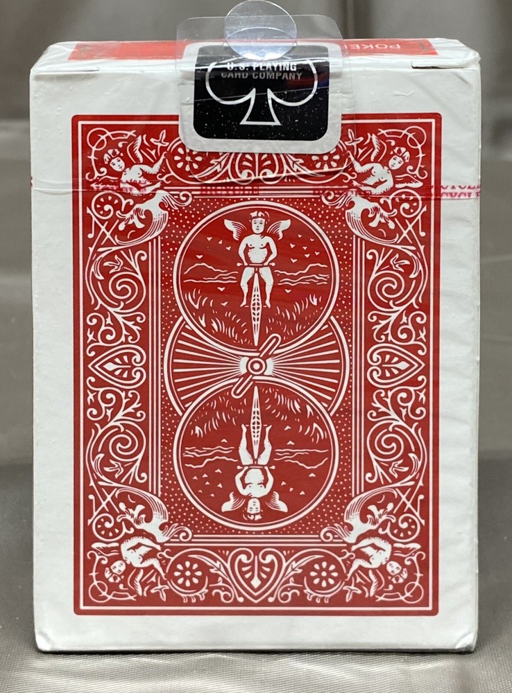 Bicycle Rider Back Poker Playing Cards Red