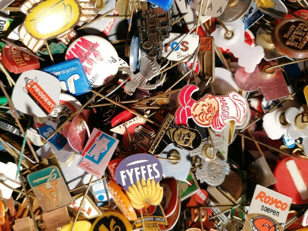 Metal stick pins. European Advertising Metal Stick Pins. Original, vintage, rare